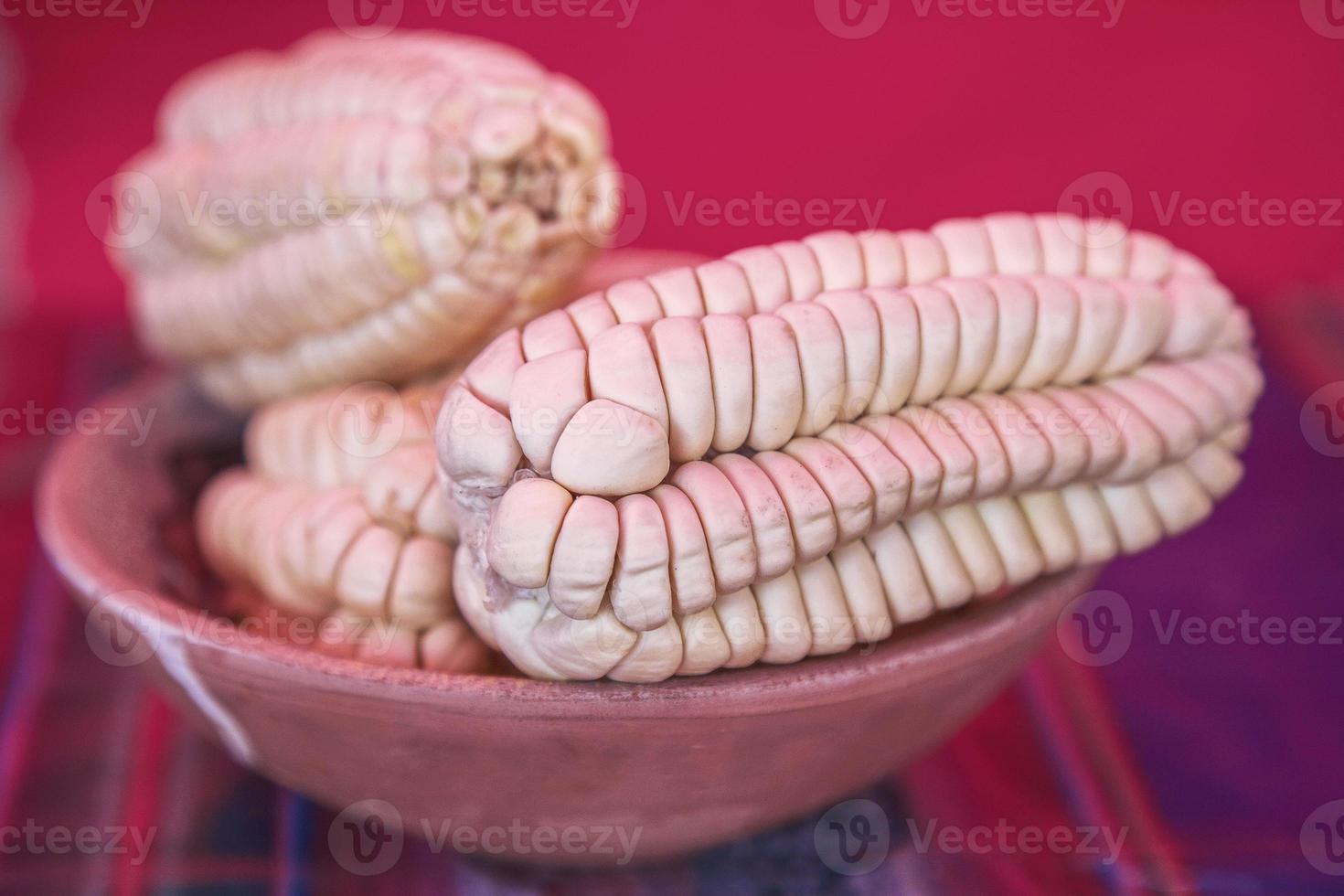 Three corns in a bowl photo