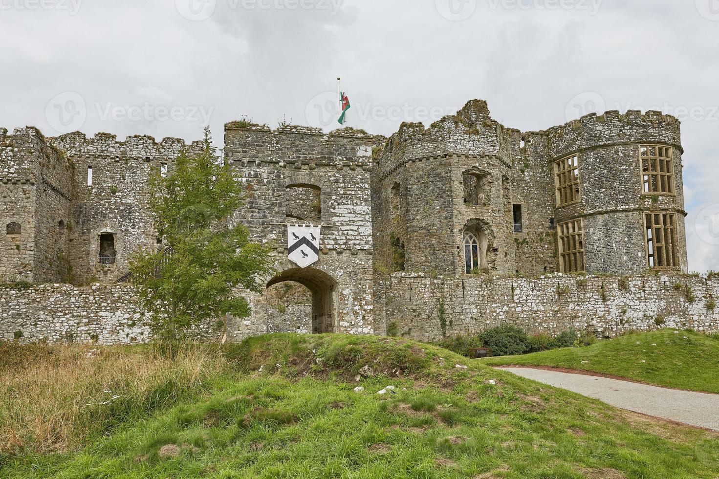 Castillo de Carew en Gales pembrokeshire Inglaterra foto