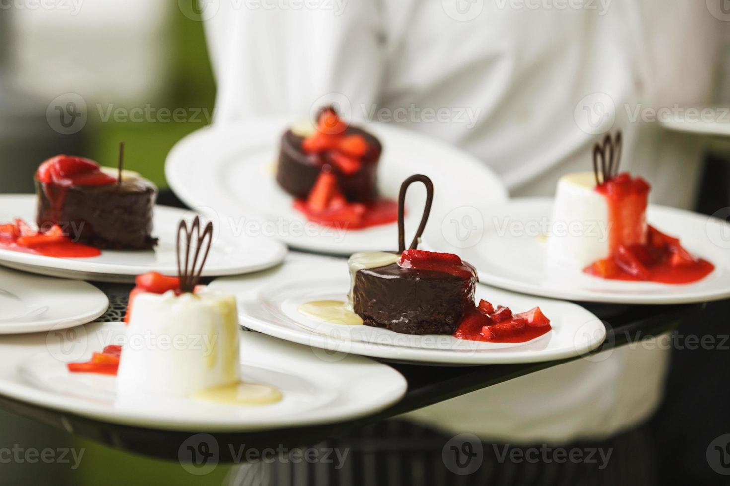 Set of sweets and desserts photo