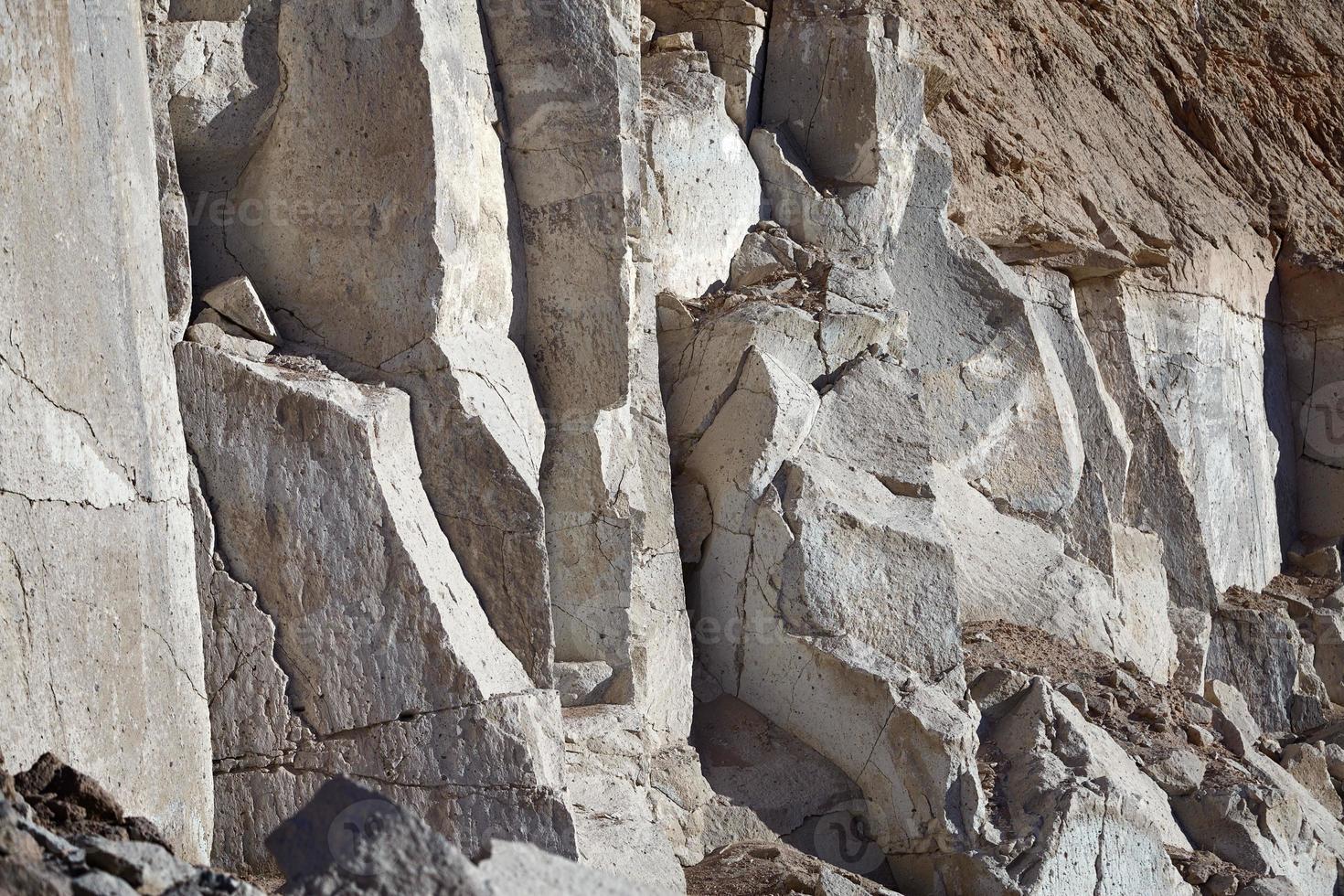 Sillar Stone Quarry in Arequipa Peru photo