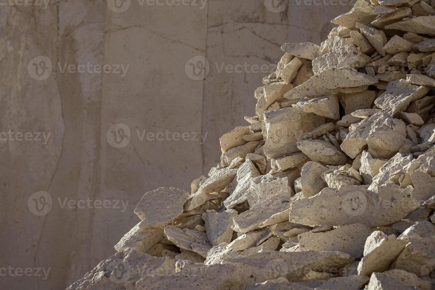 Sillar Stone Quarry in Arequipa Peru photo