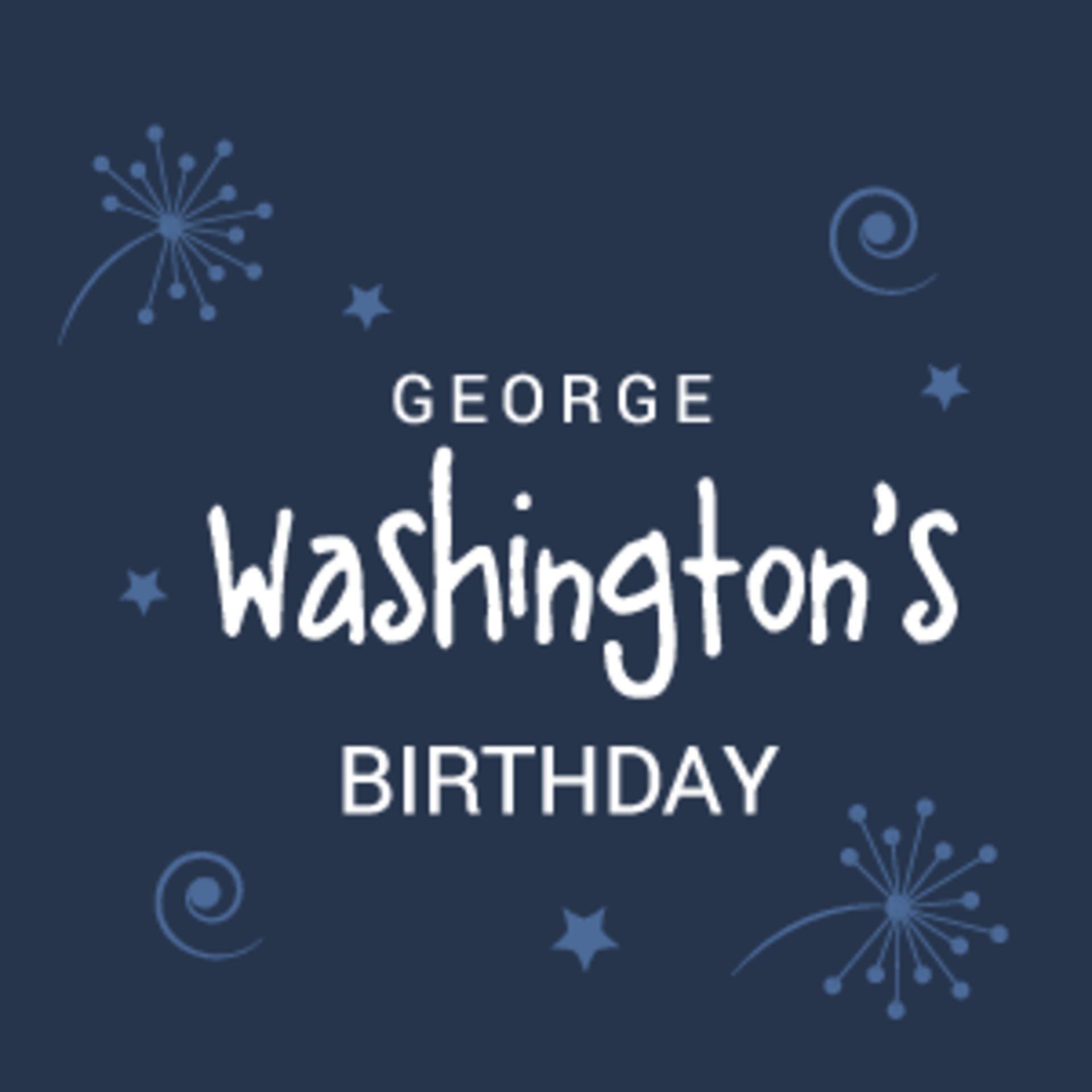 Vector illustration of a Background for Washingtons Birthday