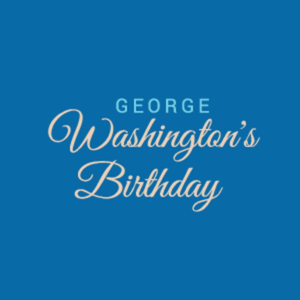 Vector illustration of a Background for George Washingtons Birthday