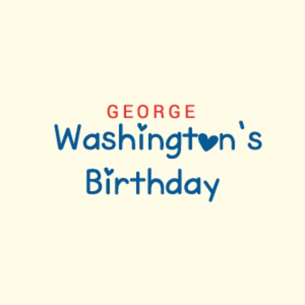 Vector illustration of a Background for George Washingtons Birthday