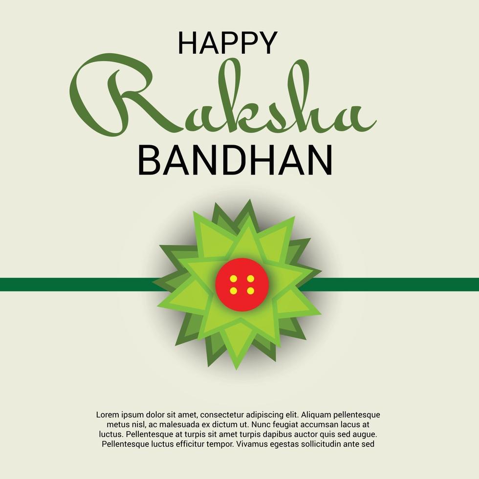 Vector illustration of a Background for Happy Raksha Bandhan Indian festival of sisters and brothers