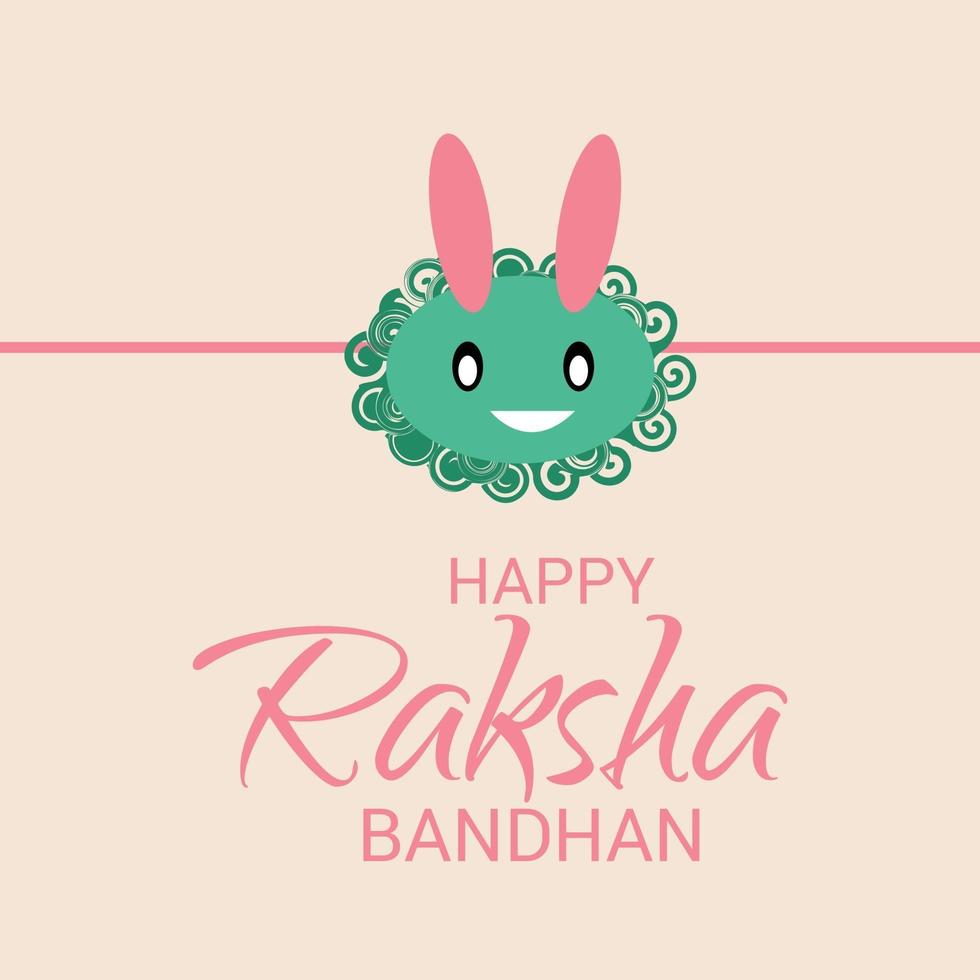 Vector illustration of a Background for Happy Raksha Bandhan Indian festival of sisters and brothers