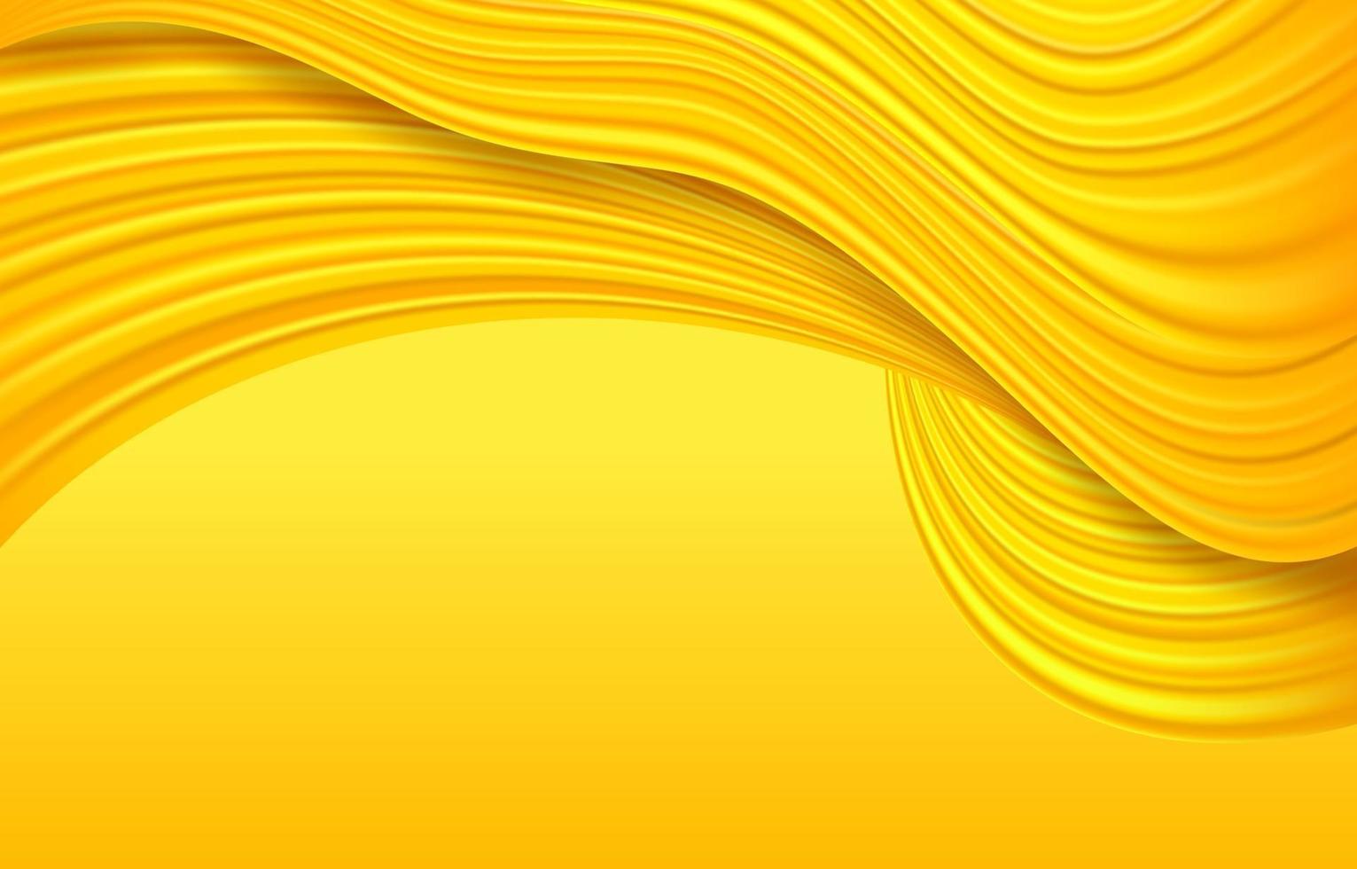 Yellow Wave Texture Background vector