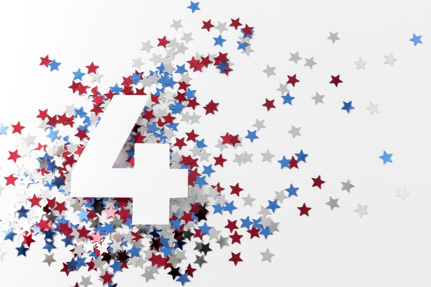Independence day composition with festive elements photo