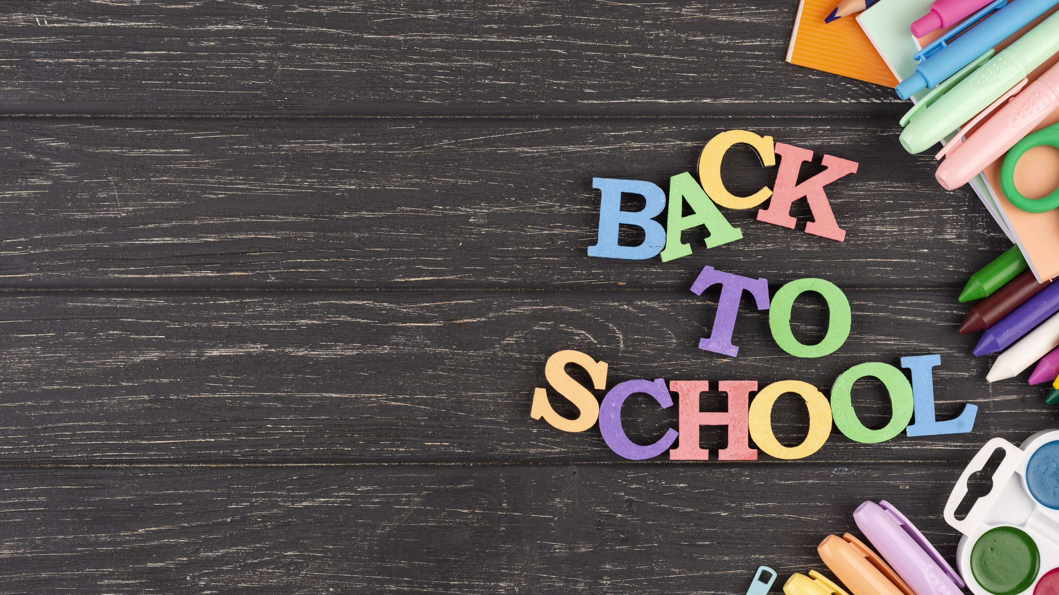 Back to school background with school supplies background 2420912 Stock