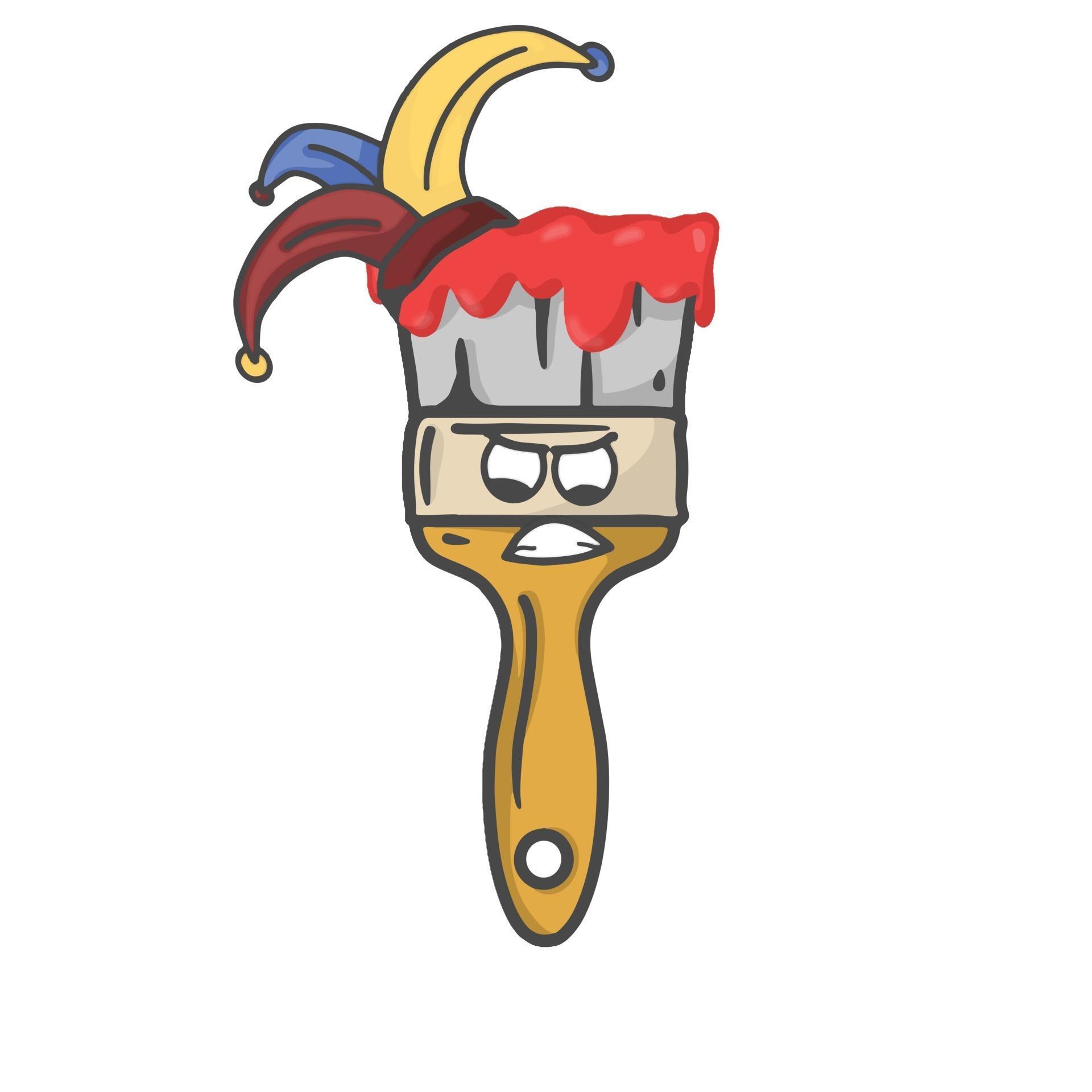 paintbrush cartoon paintbrush cartoon