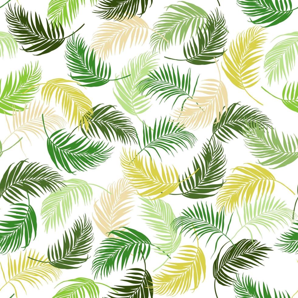 Hand drawn colorful leaves seamless pattern, for decorative, fashion, fabric, textile, apparel or all print vector