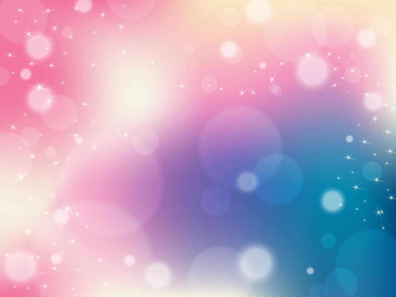 Colorful blending abstract background with sweet pink and blue tone vector