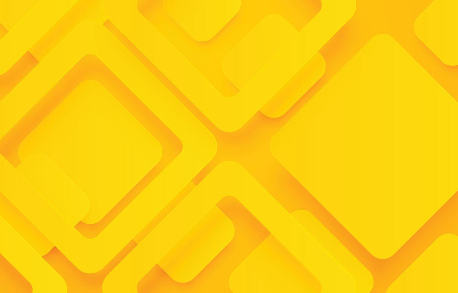 Abstract Yellow Geometric Background Concept vector