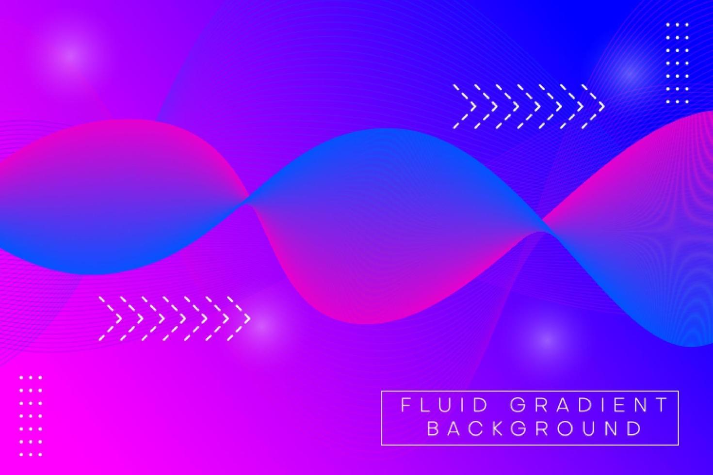 Modern Abstract fluid gradient background vector