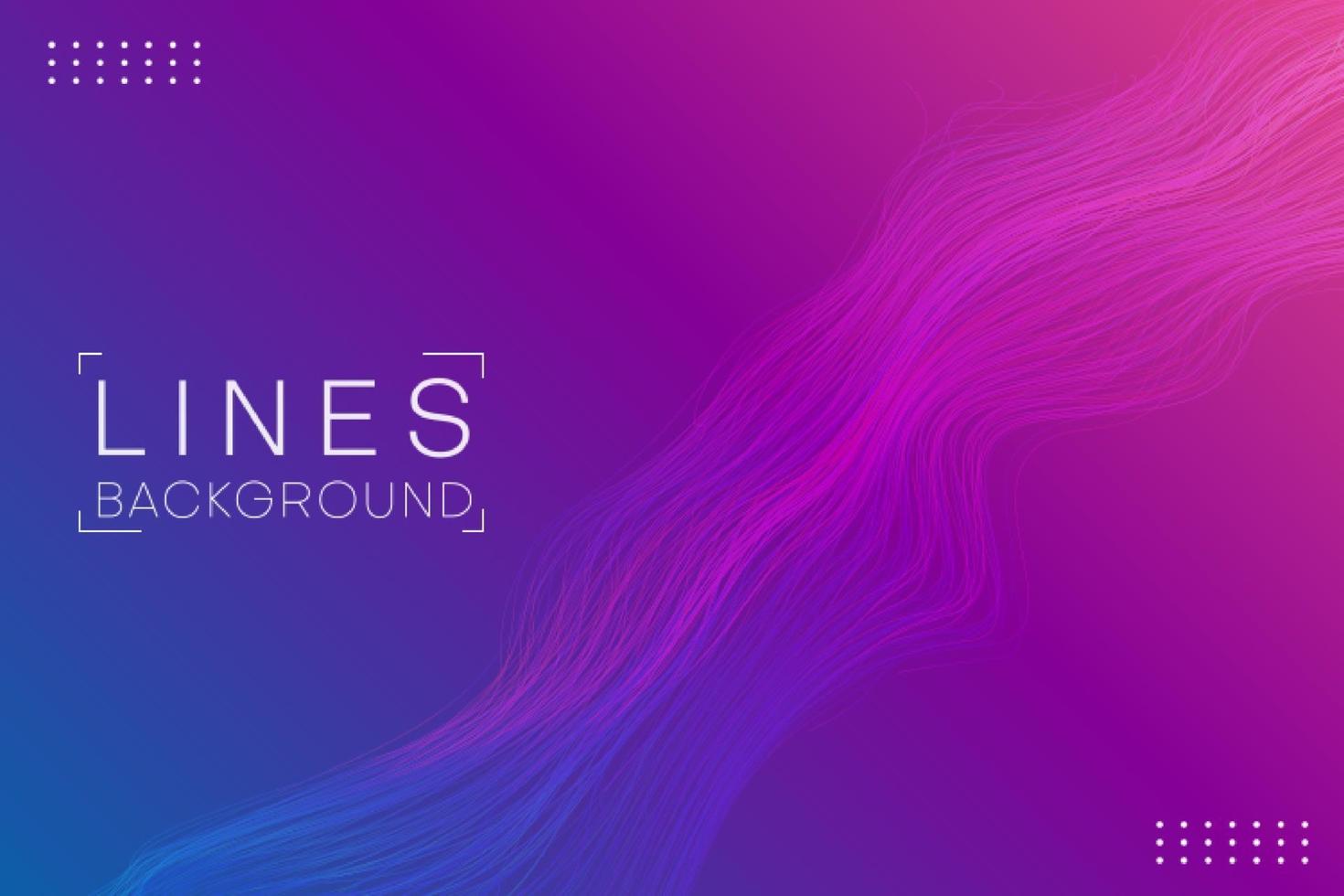 Abstract lines background vector
