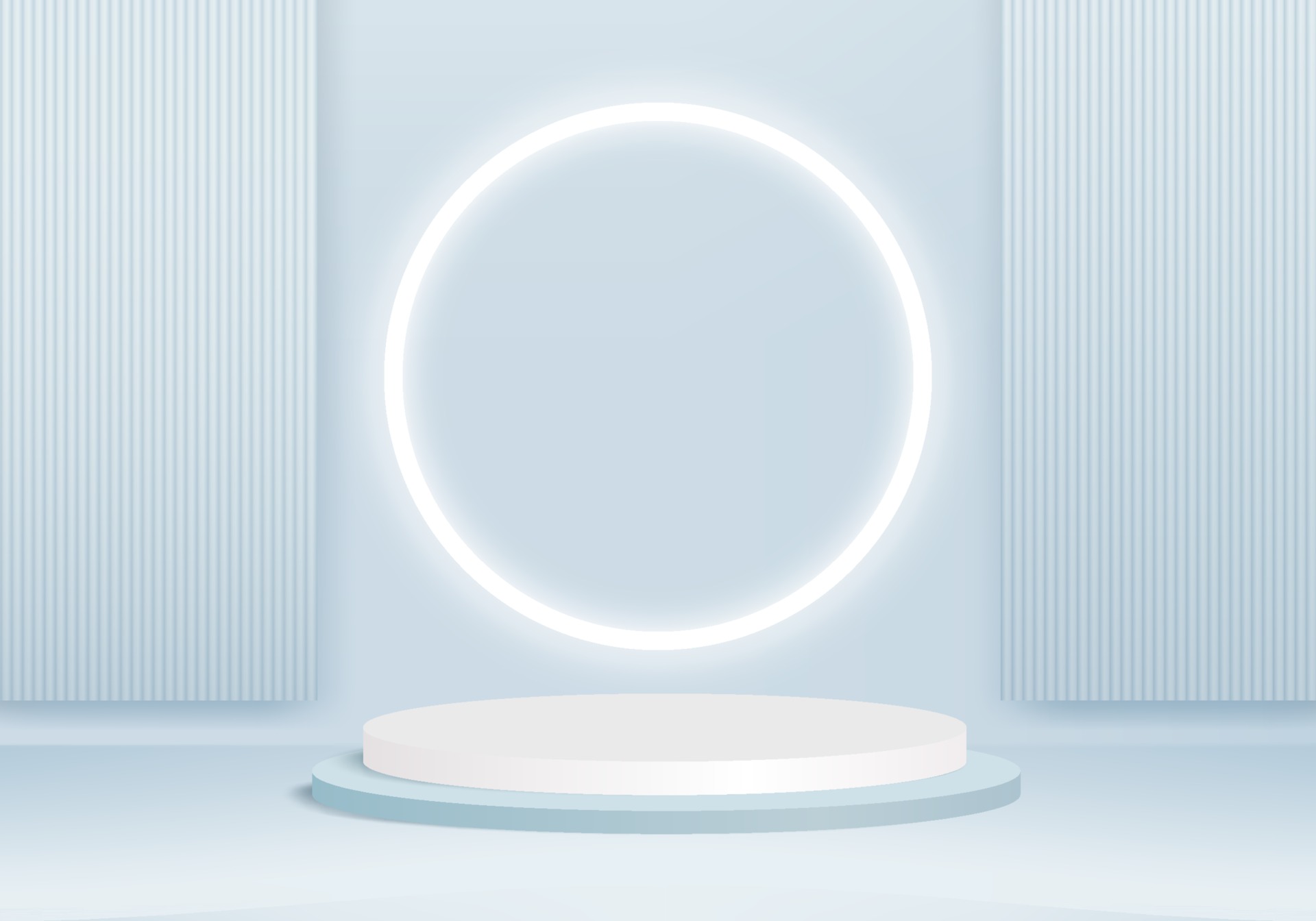 3d background products display podium scene with geometric platform