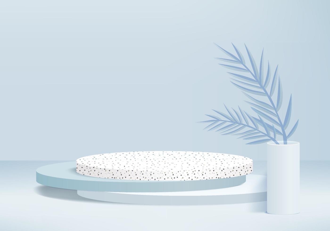 3d background product display podium scene with geometric platform