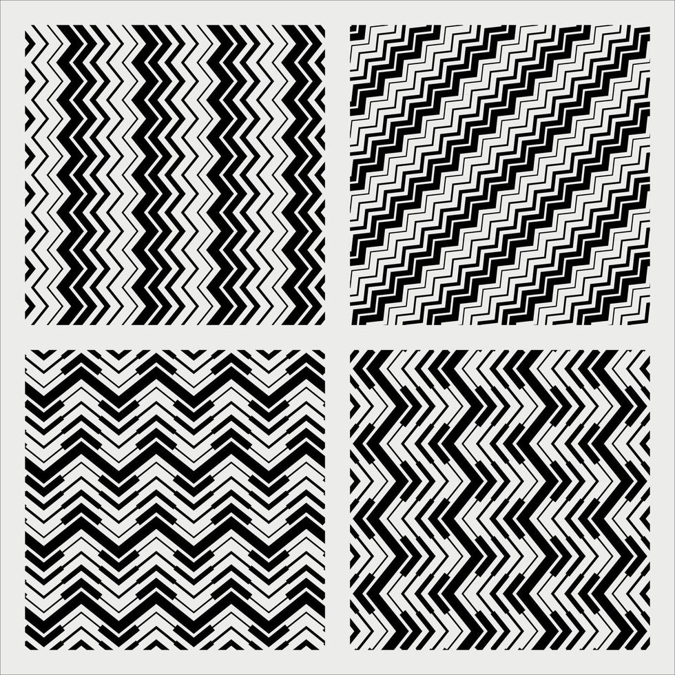 stripes pattern set vector
