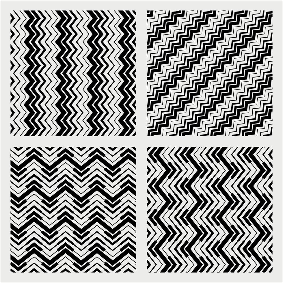 stripes pattern set vector