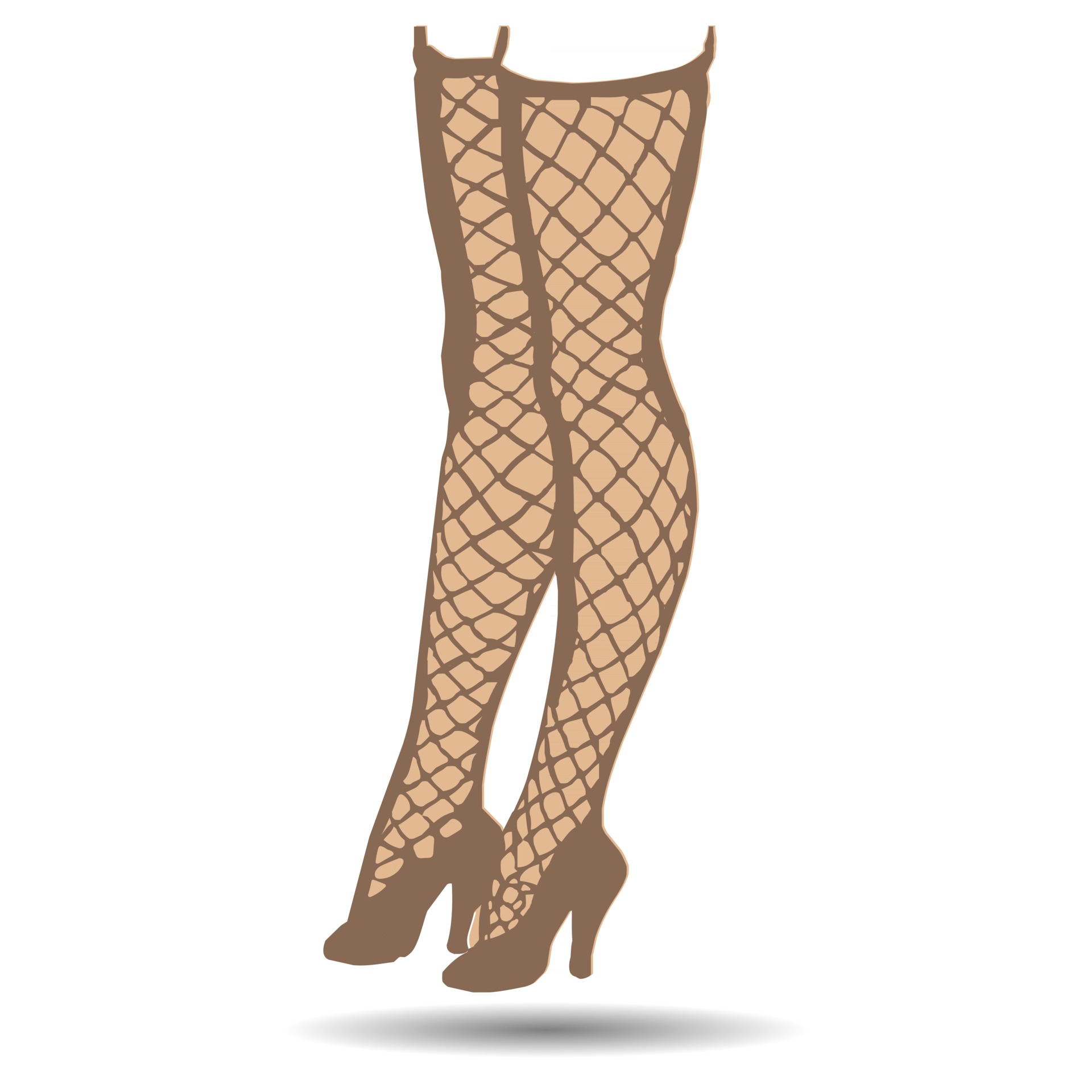 Woman legs with stockings, lingerie vector illustration 2422144