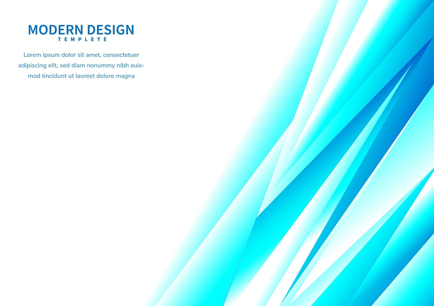 Abstract blue gradient polygonal background with space for text vector