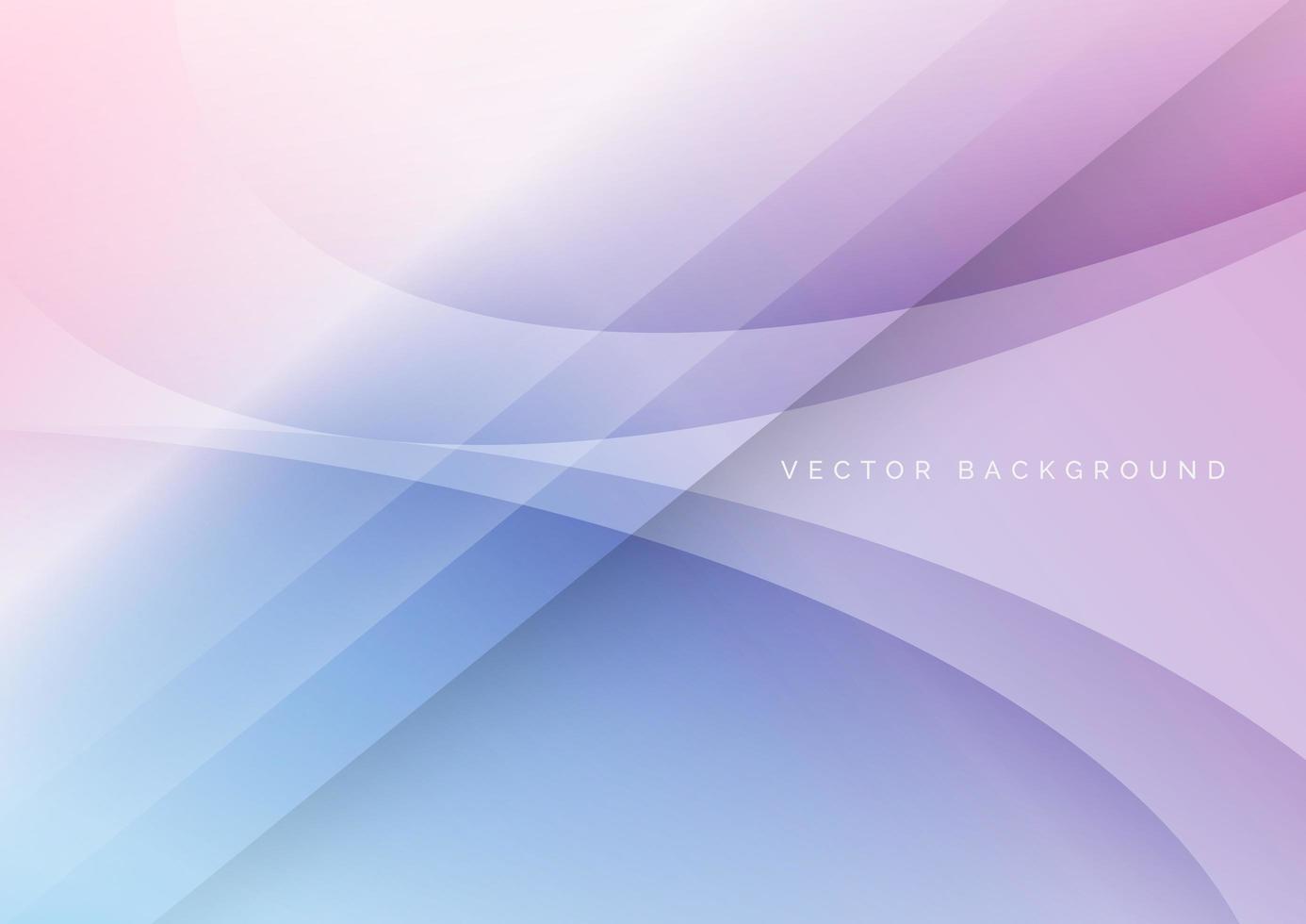 Abstract  modern purple tone color and pink curve overlap background Minimal concept vector