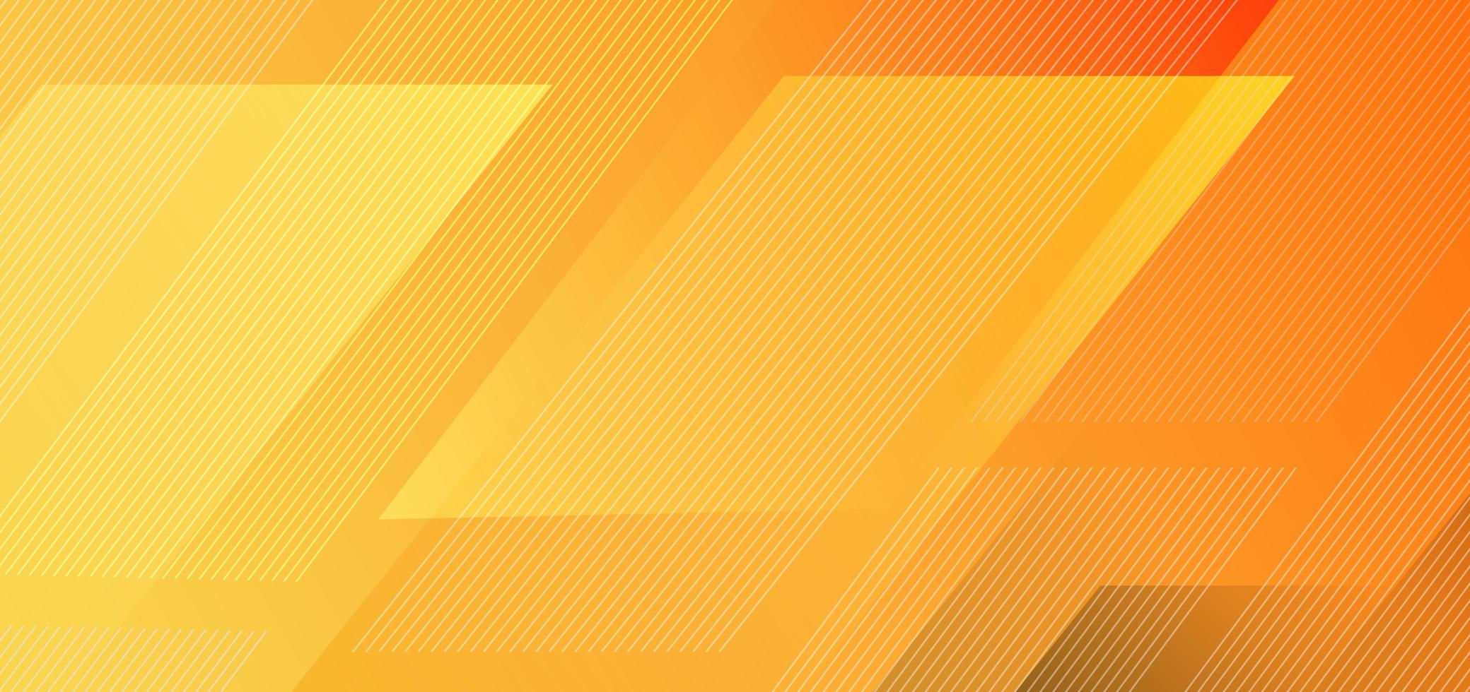 Rayas diagonales abstractas líneas geométricas sobre fondo amarillo vector