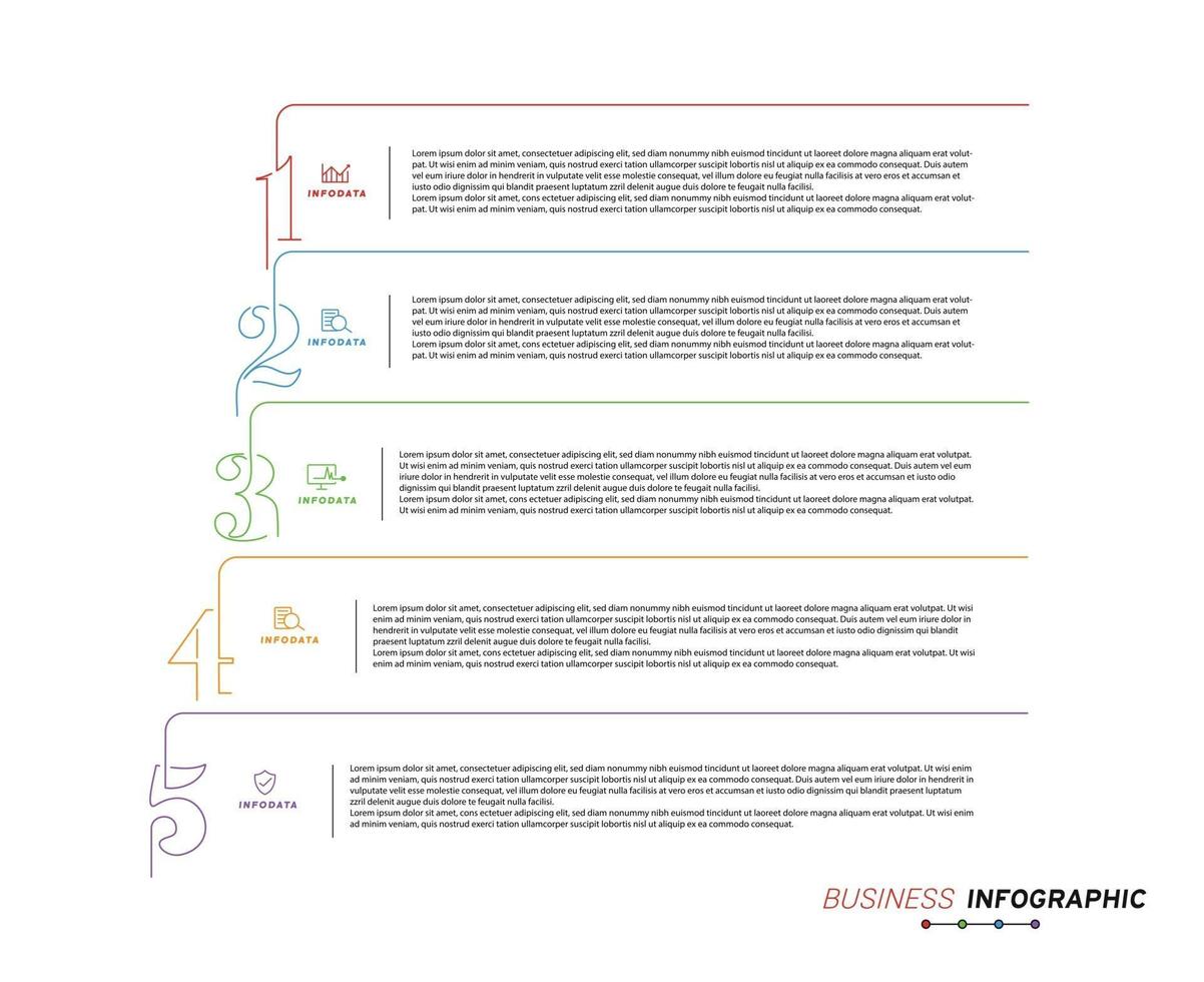 Design elements of business infographics Set of 3D infographics vector