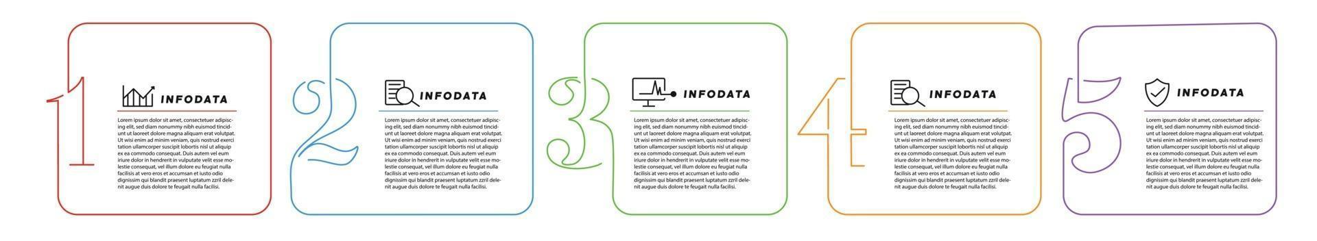 Design elements of business infographics Set of 3D infographics vector