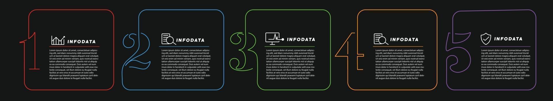 Design elements of business infographics Set of 3D infographics vector