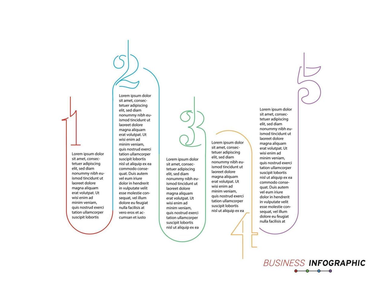 elementos de diseño de infografías de negocios conjunto de infografías 3d vector