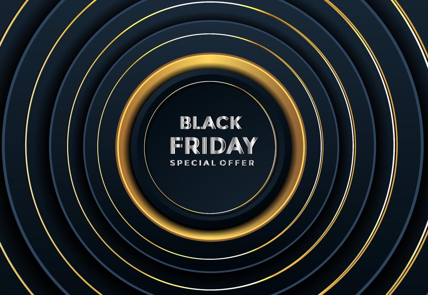 black friday paper cut special offer  background  realistic papercut textured decoration vector