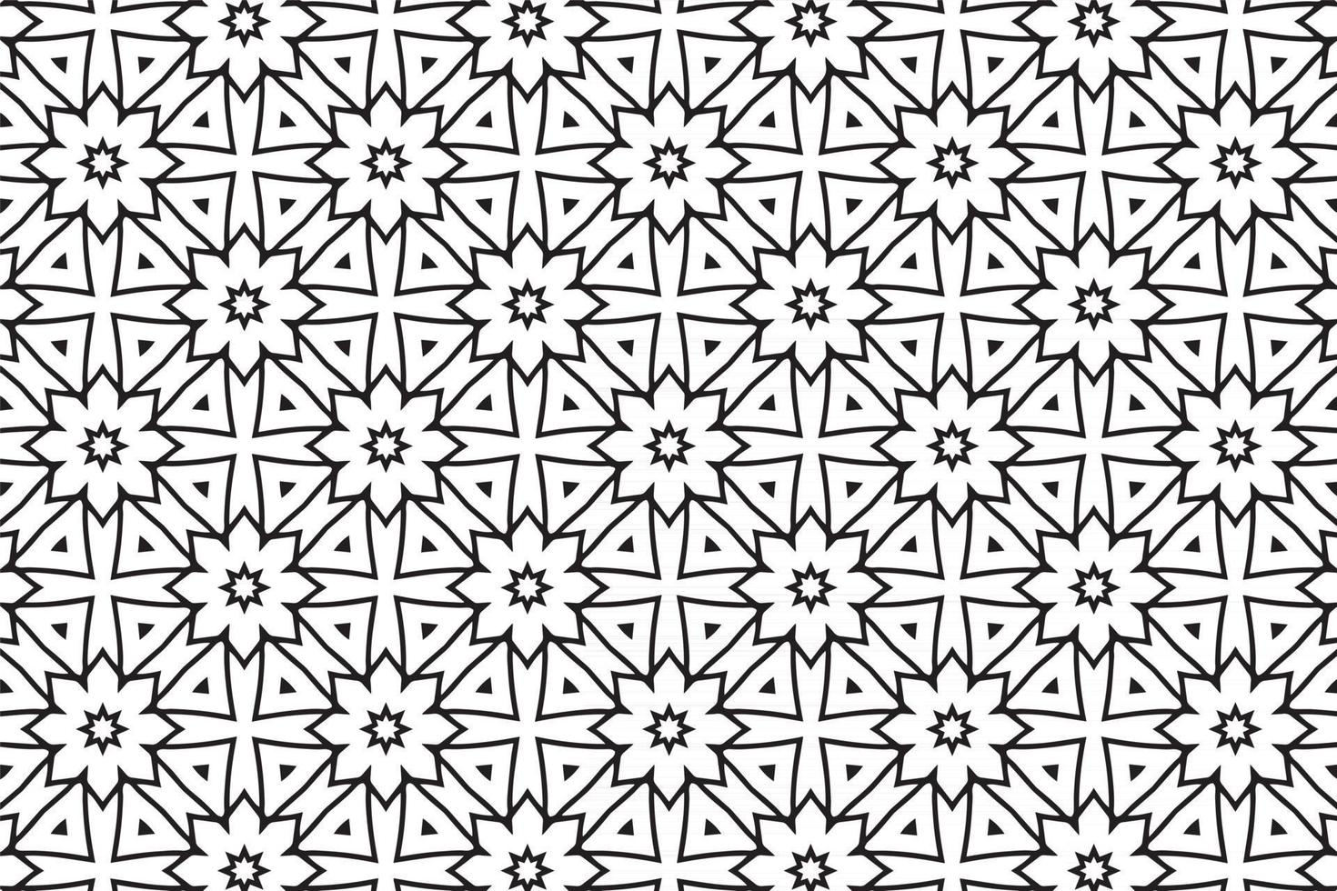 Ornament With Elements of Black and White Colors vector
