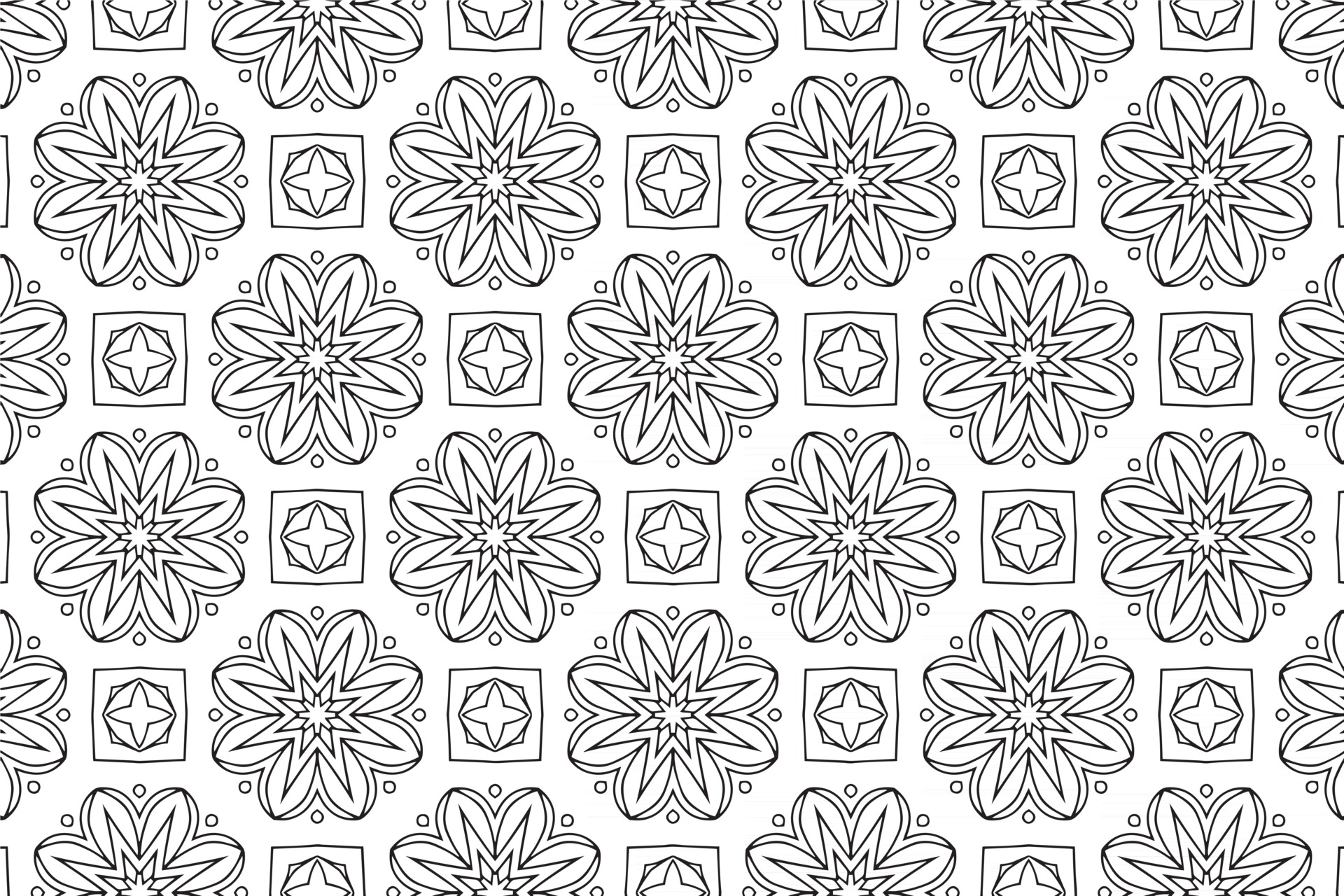 Ornament With Elements of Black and White Colors 2422654 Vector Art at
