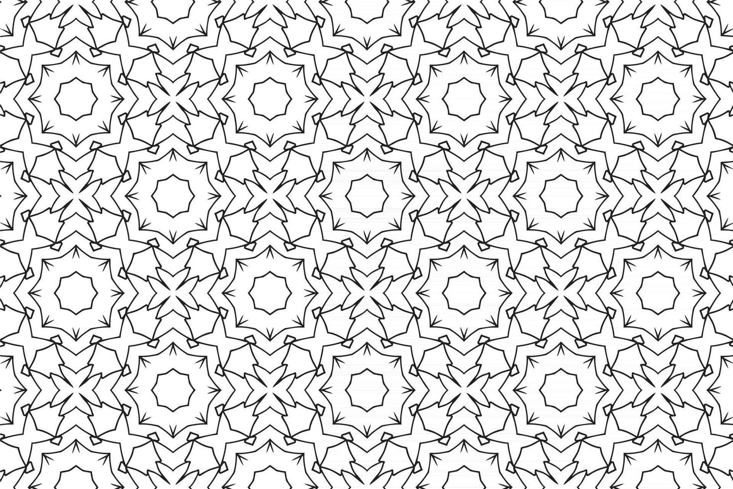 Seamless Abstract Floral Pattern in Oriental Style vector