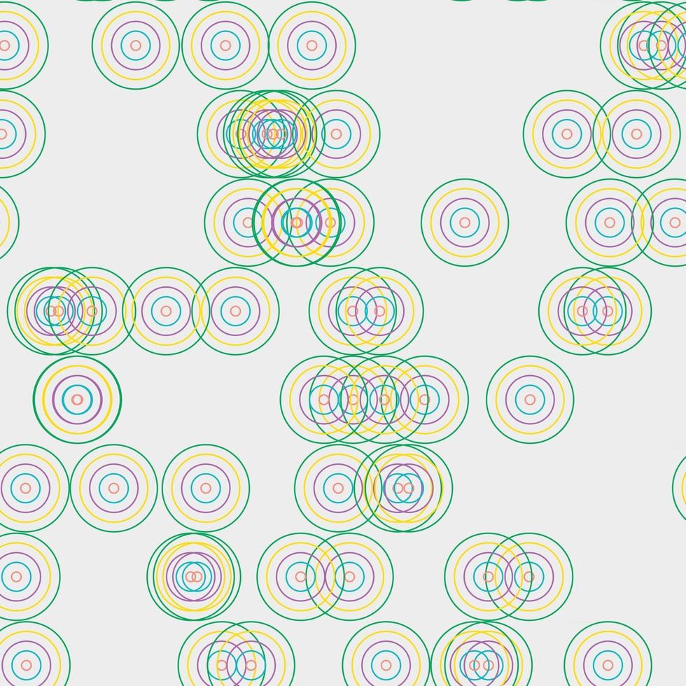 Colorful circle pattern abstract design vector