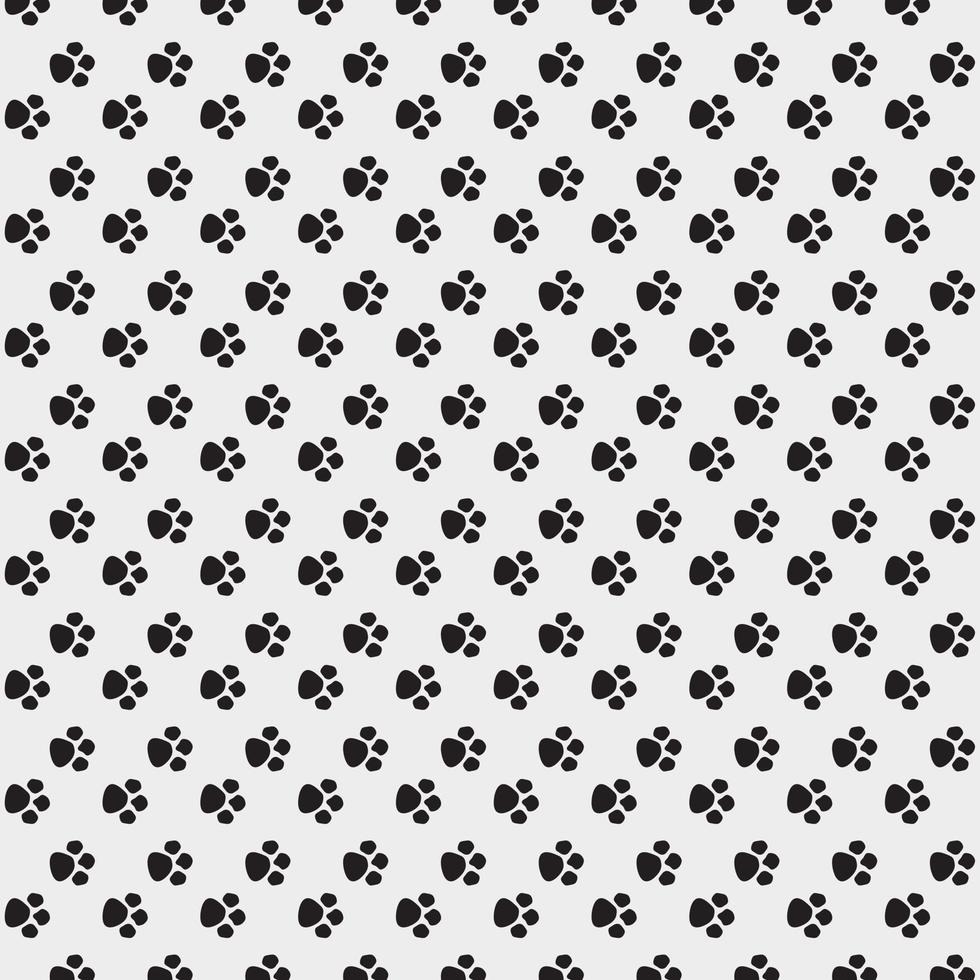 black dots baby foot seamless pattern vector