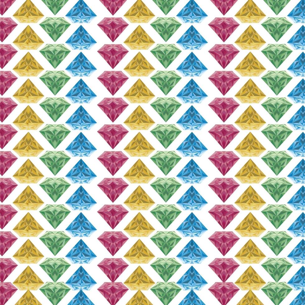 colorful diamond geometric and seamless pattern abstract vector design