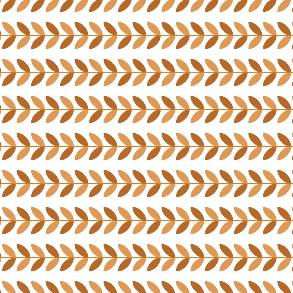 orange nature leaf seamless pattern vector