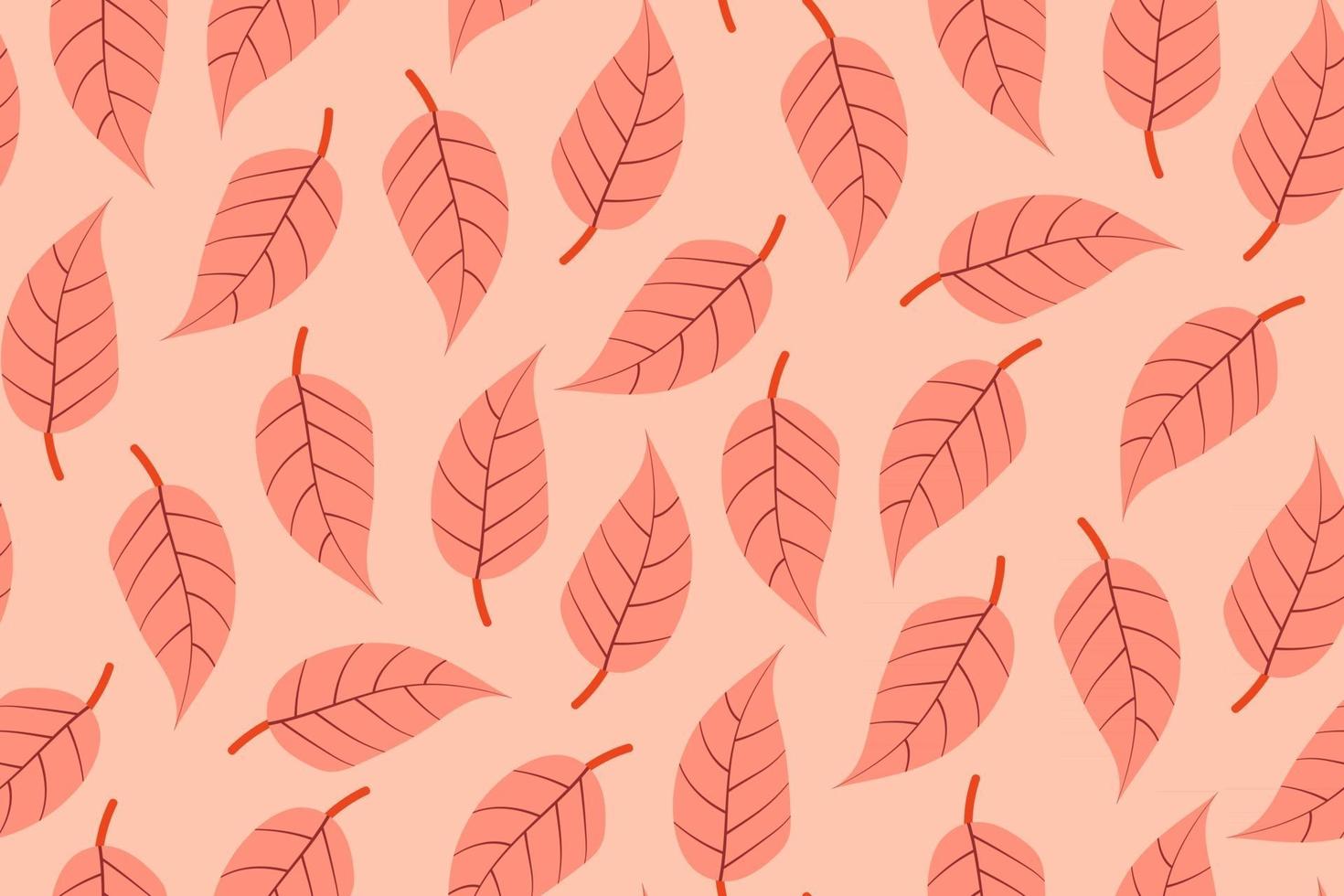 Modern leaf illustration pattern Tropical background with leaves vector