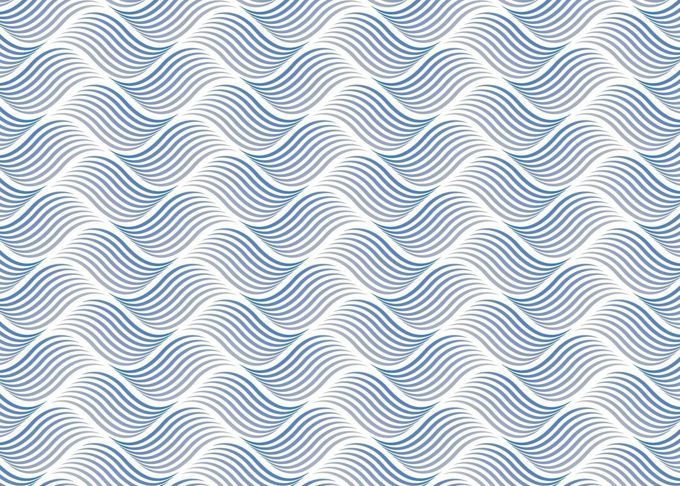 Seamless abstract wave pattern vector
