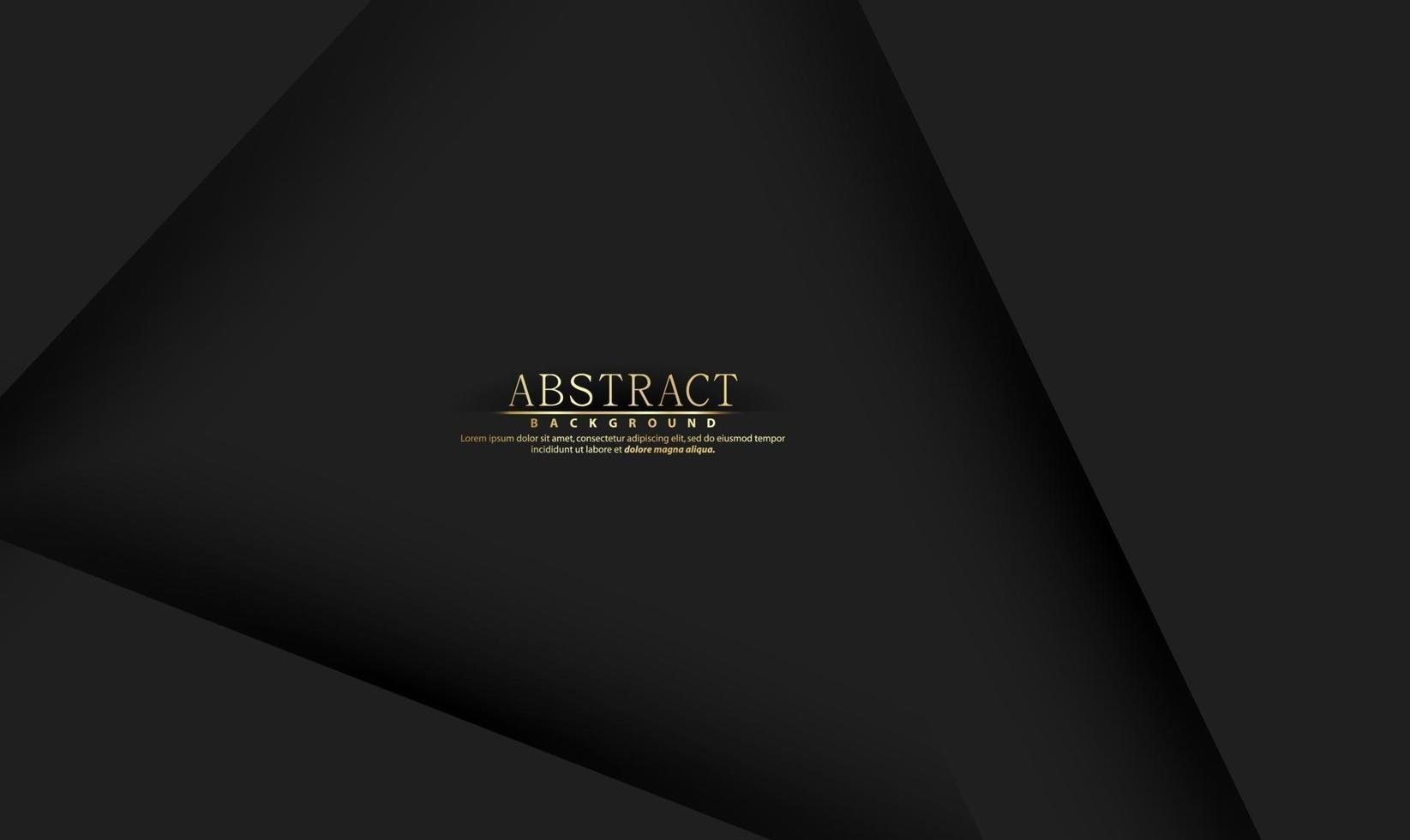 Abstract black luxury background vector