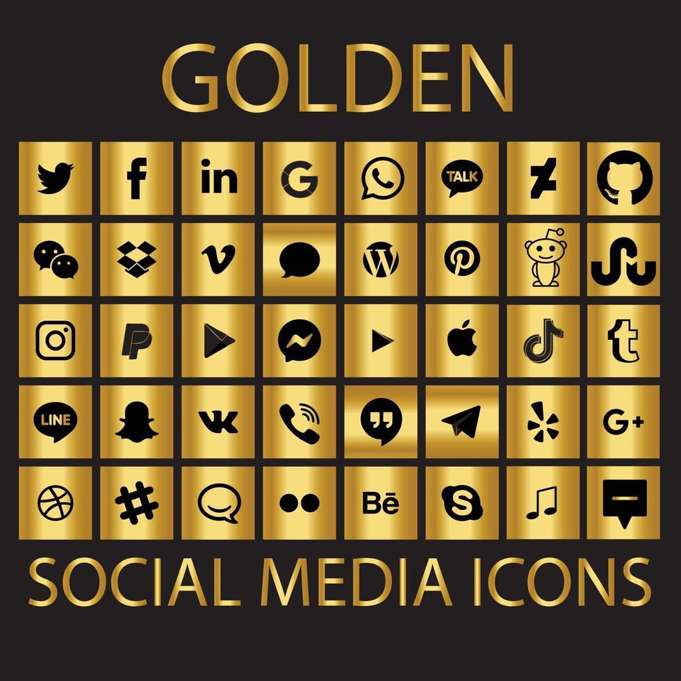 icono de redes sociales vector