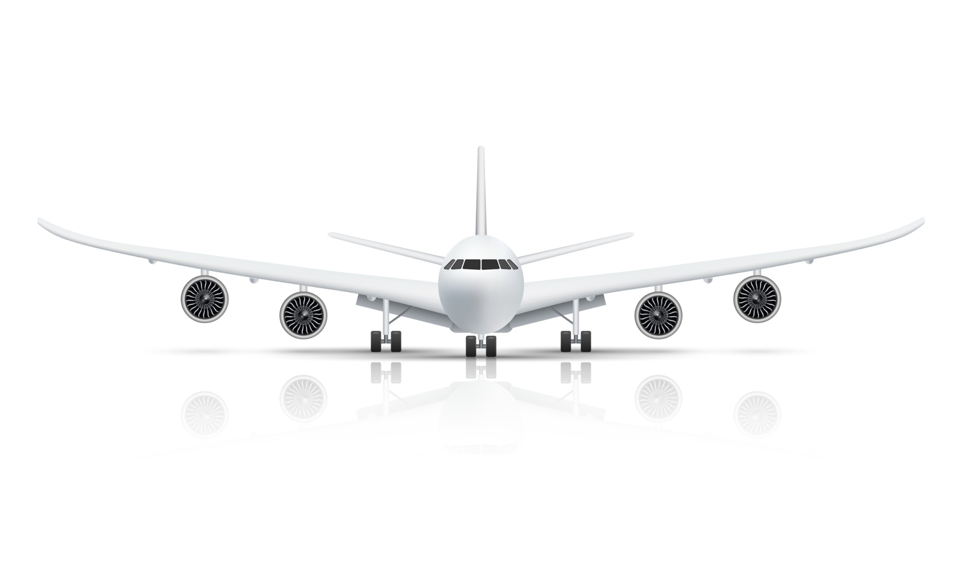 Front View Of Airplane