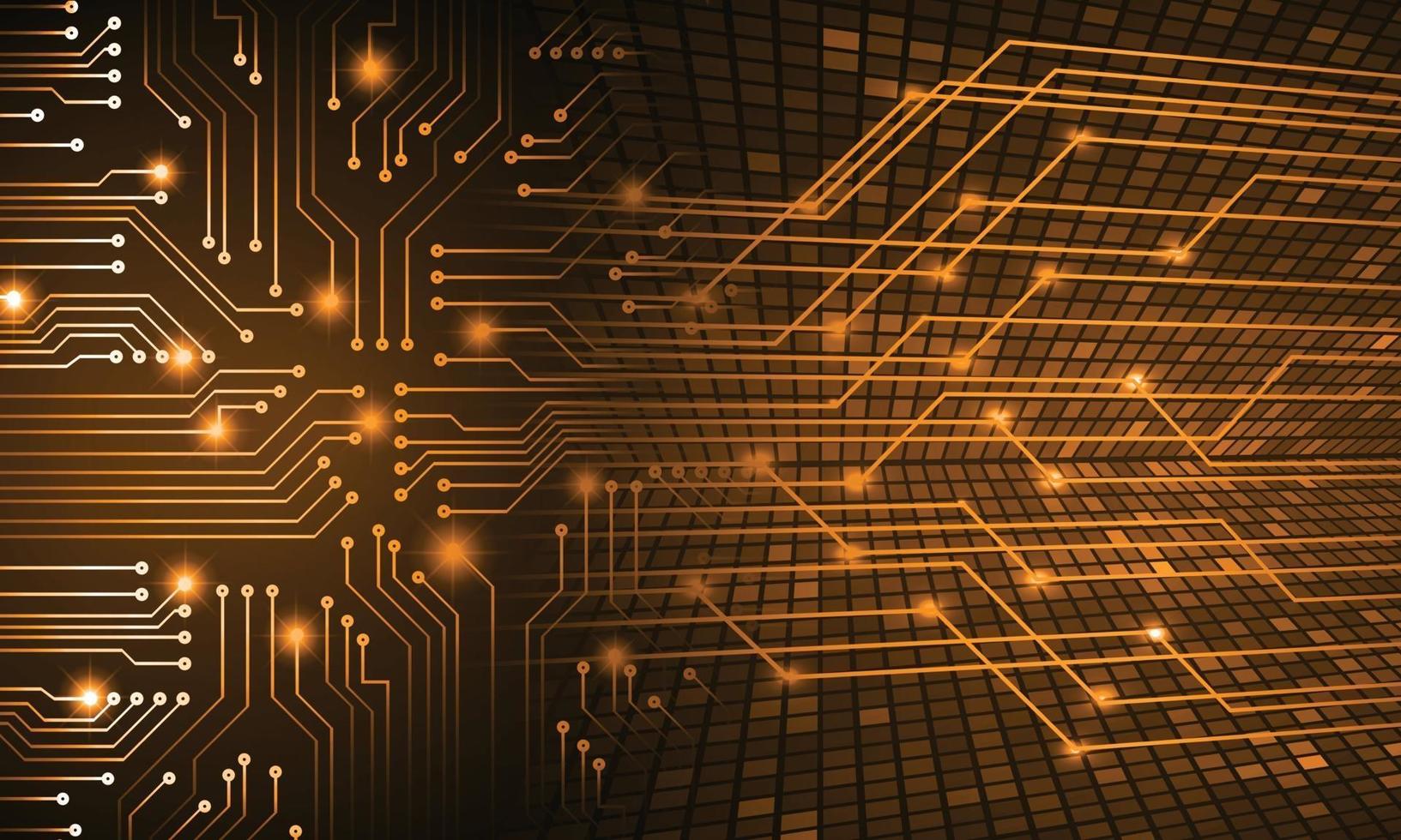cyber circuit future technology concept background vector