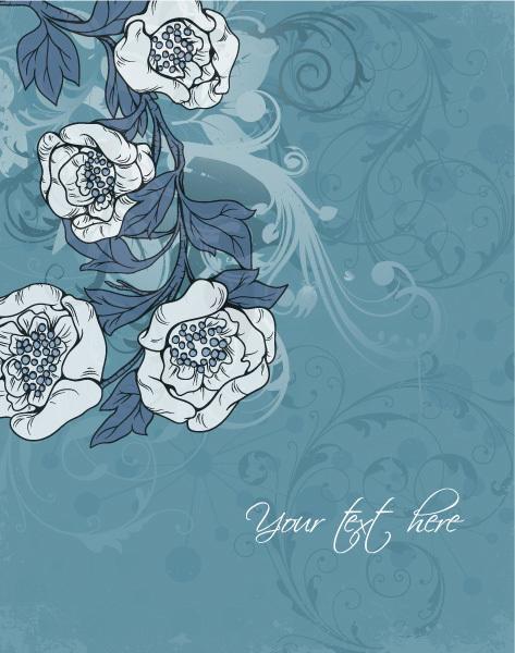 Grunge Floral Background 2424170 Vector Art At Vecteezy