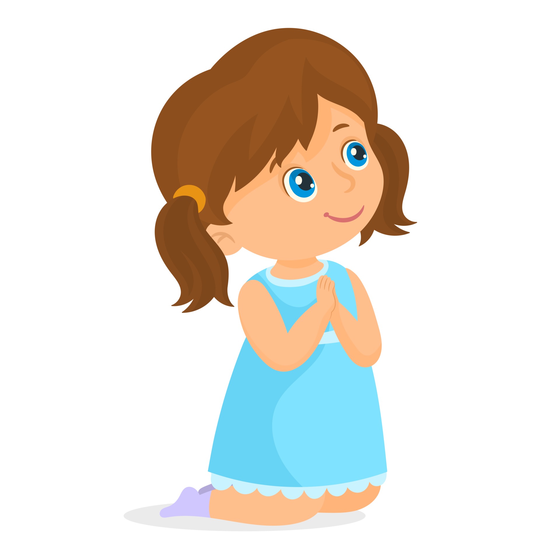 Kneeling girl praying before going to bed 2424594 Vector Art at Vecteezy Kneeling girl praying before going to bed 2424594 Vector Art at Vecteezy