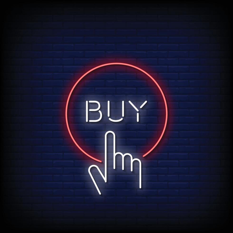 Buy Neon Signs Style Text Vector