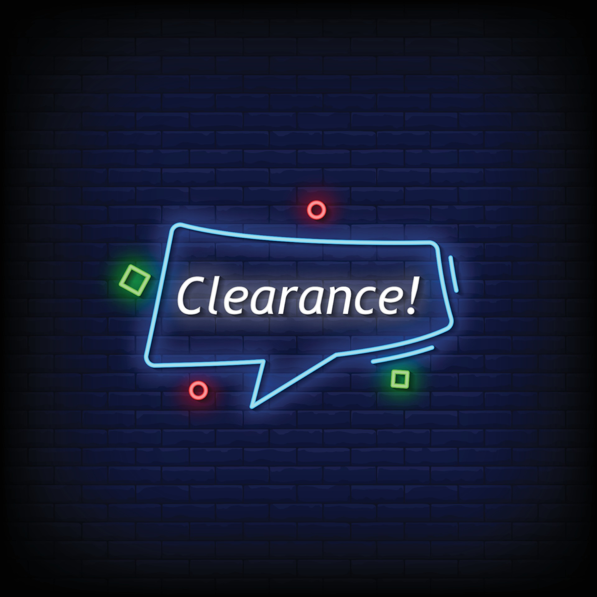 Clearance Neon Signs Style Text Vector 2424619 Vector Art at Vecteezy