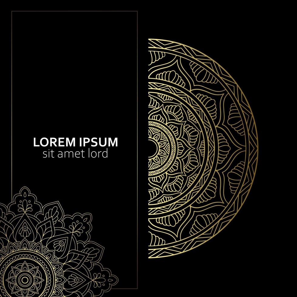 Fondo de mandala ornamental de lujo con estilo de patrón oriental islámico árabe vector premium vector gratuito